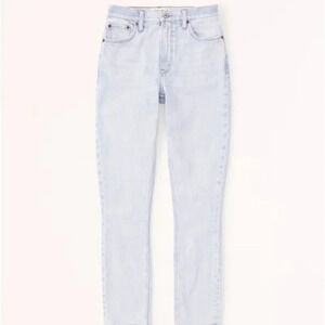 Abercrombie And Fitch Jeans Skinny High Rise Denim Light Blue New Plus Size 35